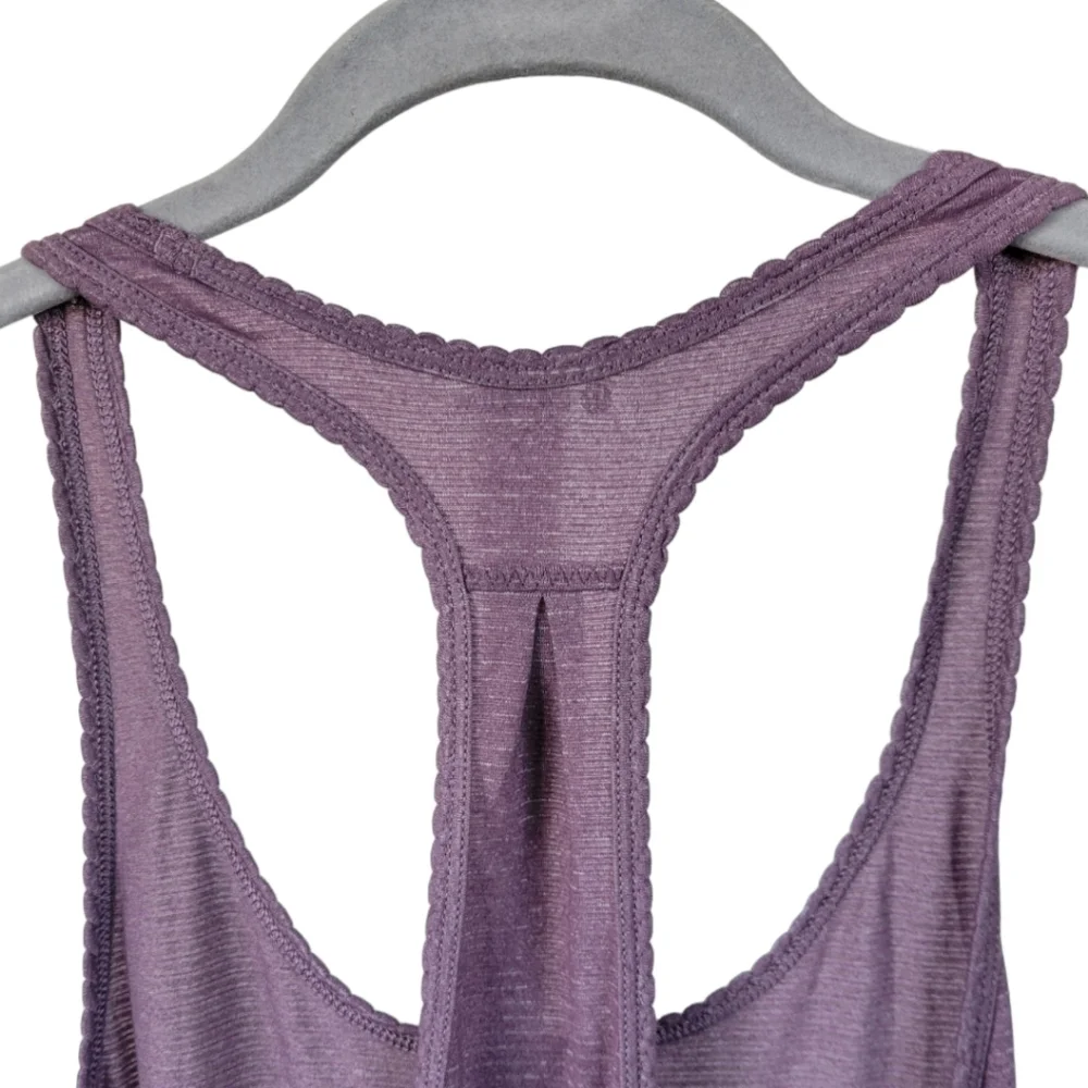 Lululemon 105 F Singlet Tank 4 Purple Fog Racerback Hot Yoga Retro Activewear